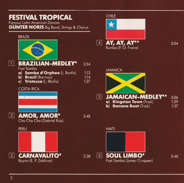 Günter Noris Big Band Strings And Chorus : Festival Tropical (CD, RE)