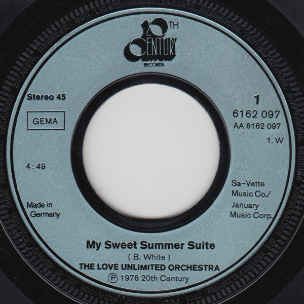 Love Unlimited Orchestra : My Sweet Summer Suite (7", Single)