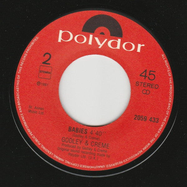 Godley & Creme : Wedding Bells (7", Single)