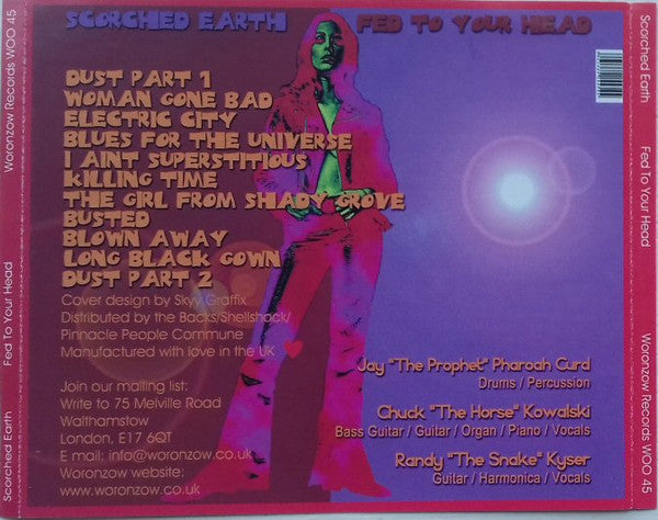 Scorched Earth (4) : Fed To Your Head (CD, Album)