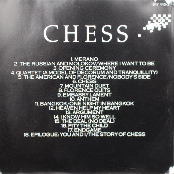Benny Andersson, Tim Rice, Björn Ulvaeus : Chess (2xCD, Album, RE)