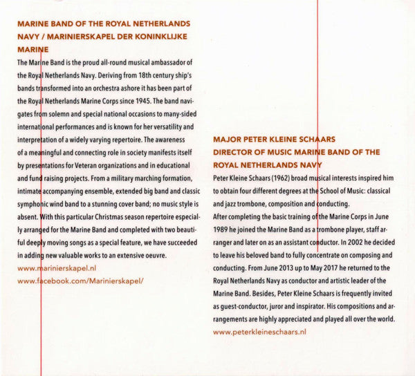 De Marinierskapel der Koninklijke Marine : The Xmas Letter (CD, Album)