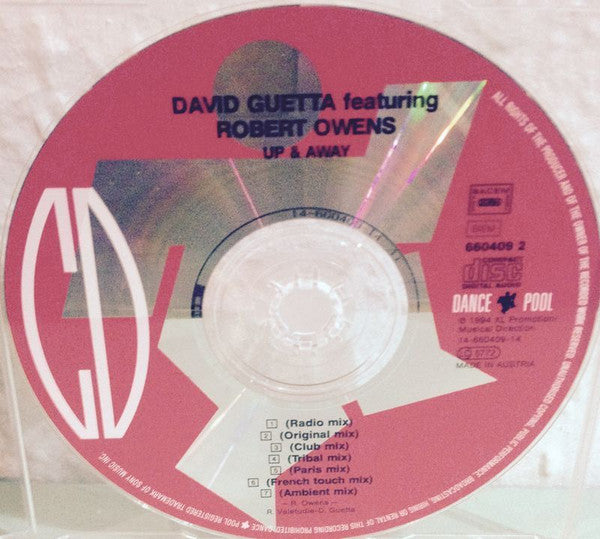 David Guetta Featuring Robert Owens : Up And Away (CD, Maxi)