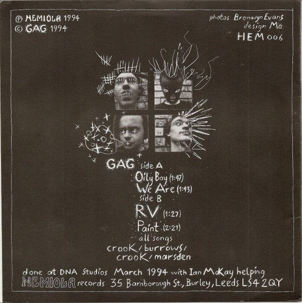 Gag : The Thing I Loathe But Still Ignore (7")