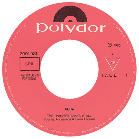 ABBA : The Winner Takes It All / Elaine (7", Single)