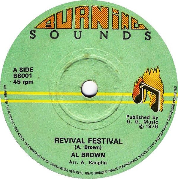 Al Brown (4) : Revival Festival (7")