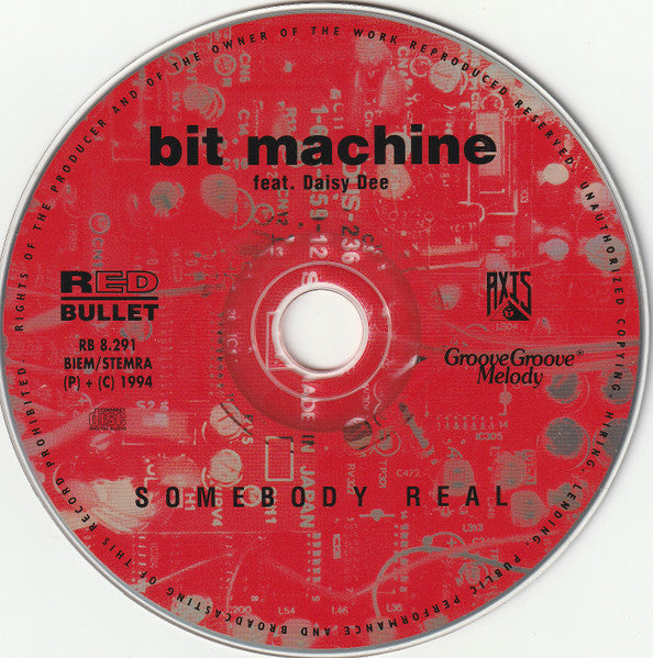 Bit Machine Feat. Daisy Dee : Somebody Real (CD, Maxi)