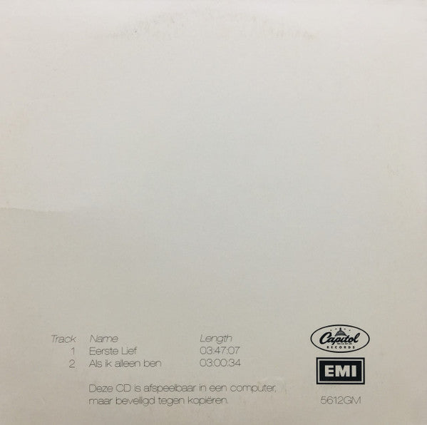 Guus Meeuwis : Eerste Lief (CD, Single, Promo, Car)