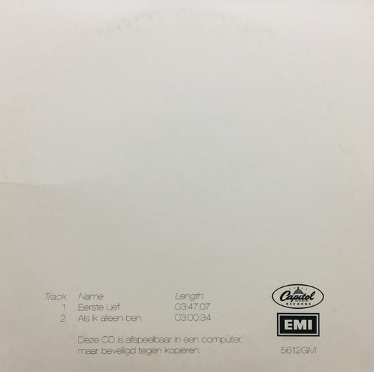 Guus Meeuwis : Eerste Lief (CD, Single, Promo, Car)