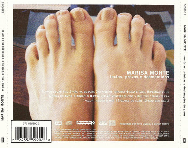 Marisa Monte : Memórias, Crônicas E Declarações De Amor (CD, Album)