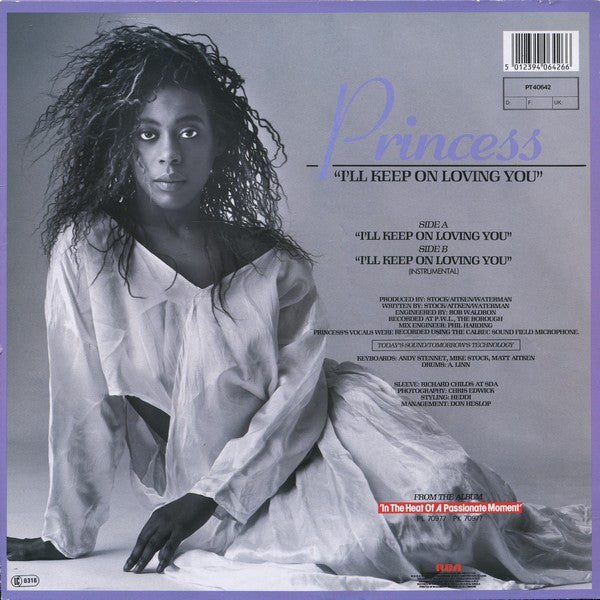 Princess : I'll Keep On Loving You (12", Maxi)