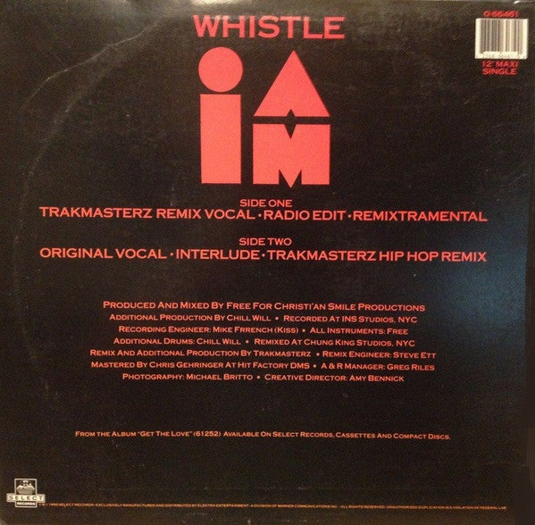 Whistle : I Am (12", Maxi)