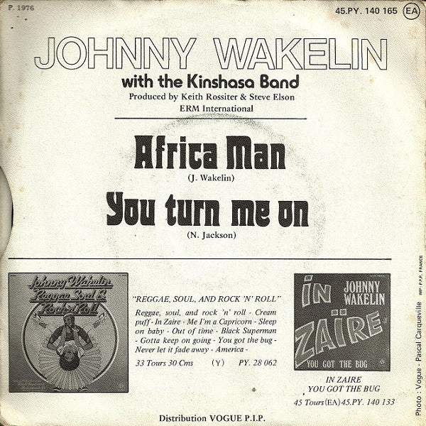 Johnny Wakelin : Africa Man (7", Single)