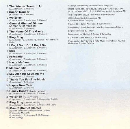 ABBA : 18 Hits (CD, Comp, RM)