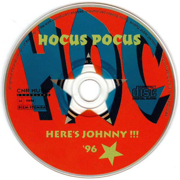 Hocus Pocus : Here's Johnny! ('96 Remixes) (CD, Maxi)