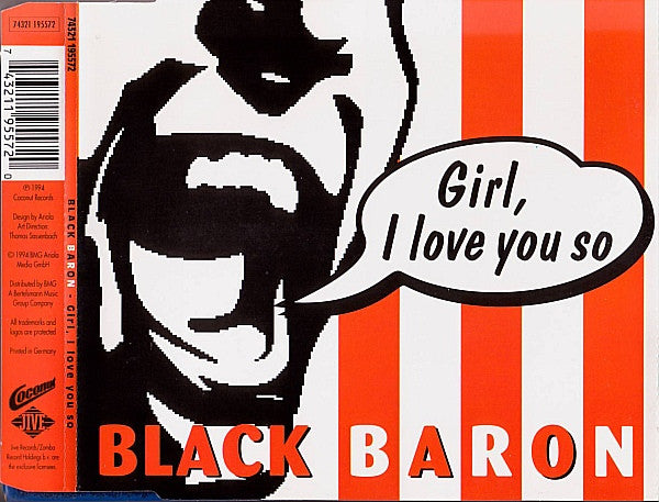 Black Baron : Girl, I Love You So (CD, Maxi)