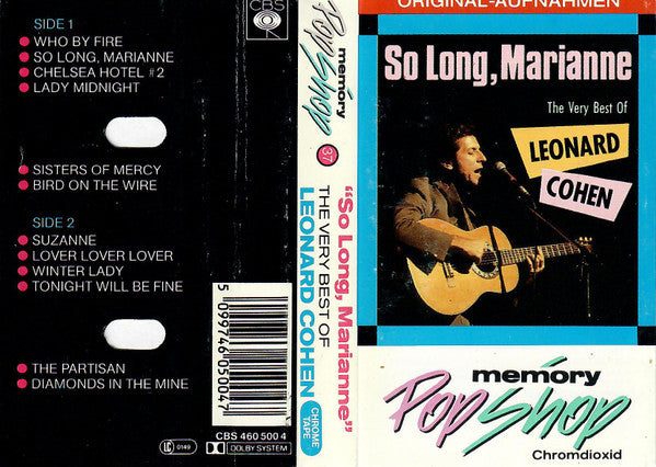 Leonard Cohen : So Long, Marianne - The Very Best Of Leonard Cohen (Cass, Comp, Dol)