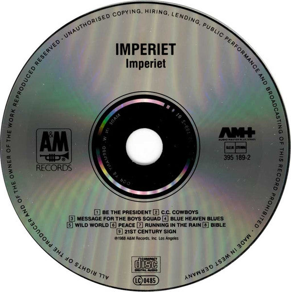 Imperiet : Imperiet (CD, Album)