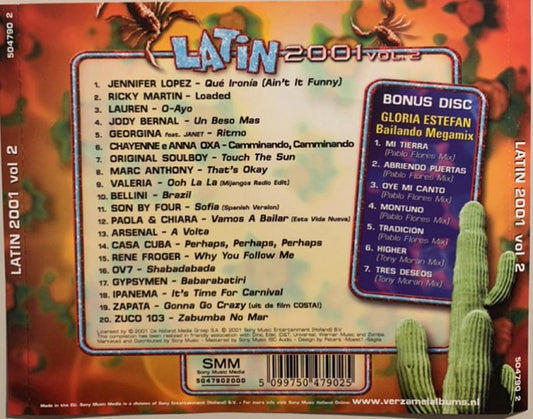 Various : Latin 2001 Vol. 2 (CD, Comp + CD, Comp, P/Mixed, Bon)