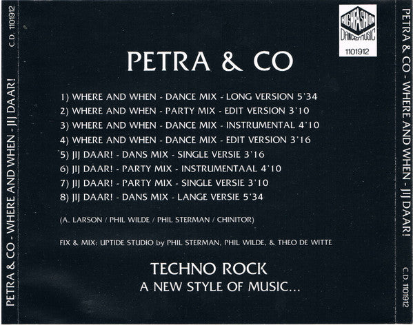 Petra & Co : Where And When / Jij Daar! (CD, Maxi)