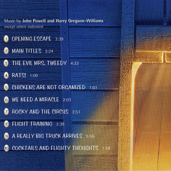 John Powell And Harry Gregson-Williams : Chicken Run (Original Motion Picture Soundtrack) (CD, Album)