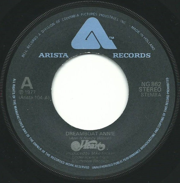 Heart : Dreamboat Annie (7")