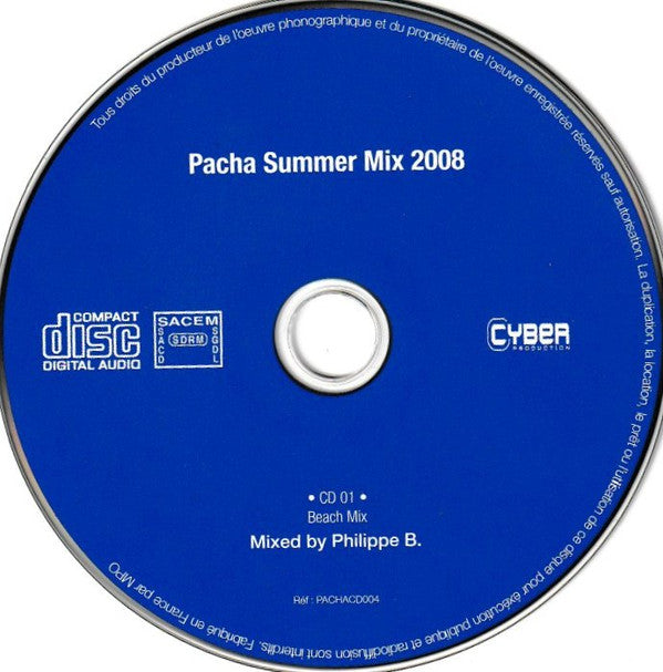 Various : Pacha Summer Mix 2008 (2xCD, Comp, Mixed, Dig)