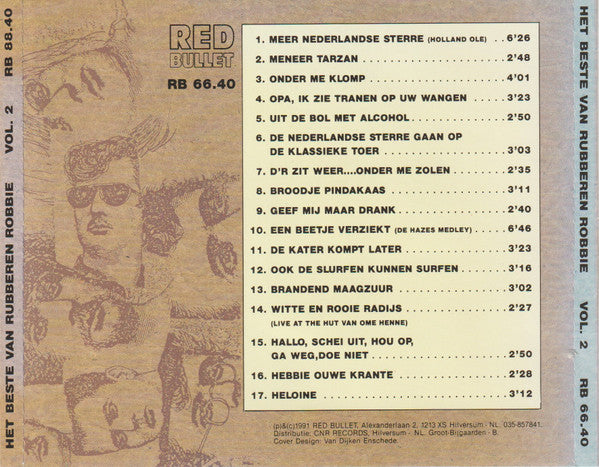 Rubberen Robbie : Het Beste Van Rubberen Robbie 2 (CD, Comp)