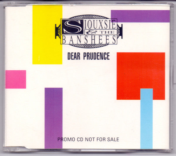 Siouxsie & The Banshees : Dear Prudence (CD, Single, Promo)
