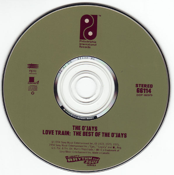 The O'Jays : Love Train: The Best Of The O'Jays (CD, Comp)