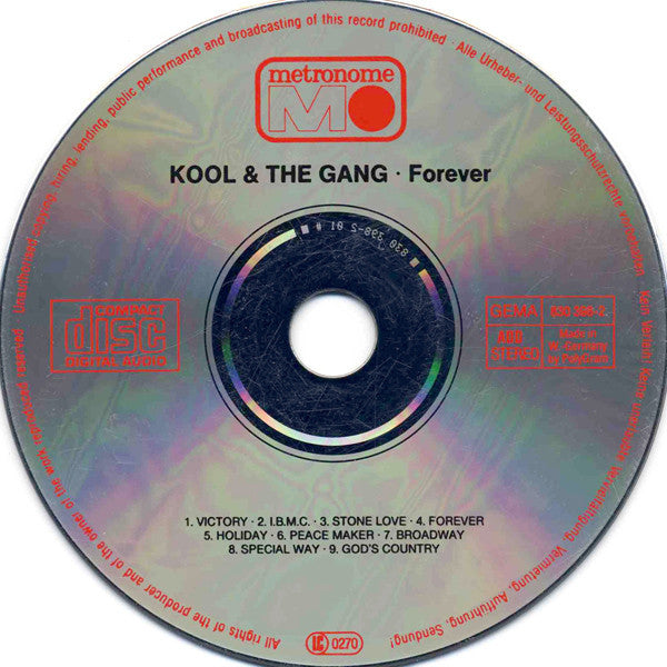 Kool & The Gang : Forever (CD, Album)