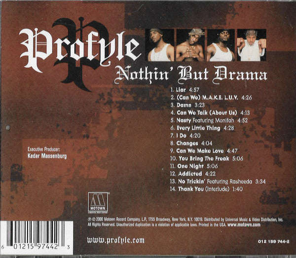 Profyle : Nothin' But Drama (CD, Album)
