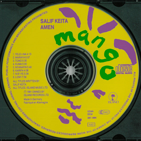 Salif Keita : Amen (CD, Album)