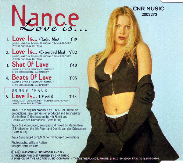 Nance : Love Is... (CD, Maxi)