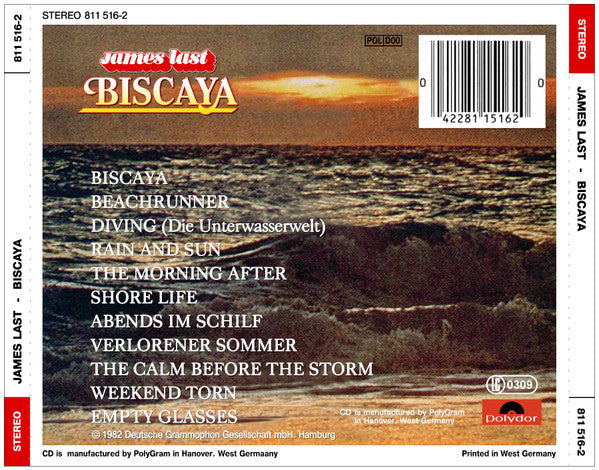 James Last : Biscaya (CD, Album, RE)