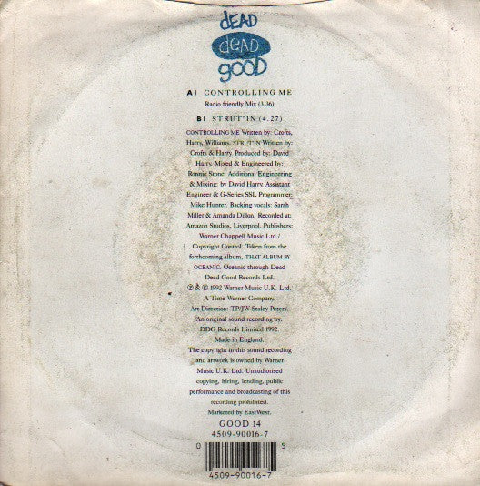 Oceanic : Controlling Me (7", Single, Pap)
