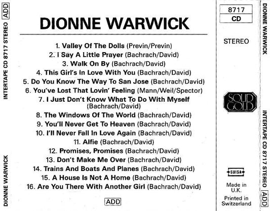 Dionne Warwick : Dionne Warwick (CD, Comp)