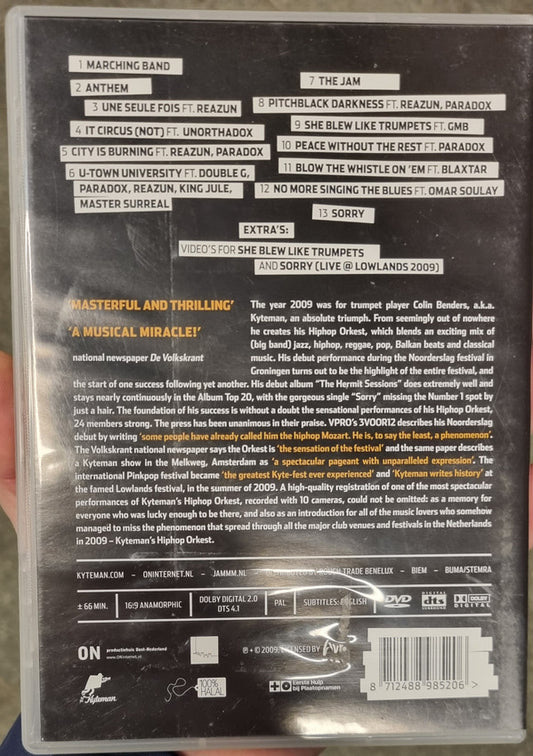 Kyteman's Hiphop Orkest : The Hermit Sessions Live (DVD-V, PAL)