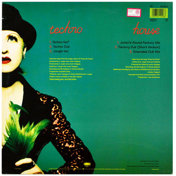 Cyndi Lauper : Come On Home - Dance (12", Single)