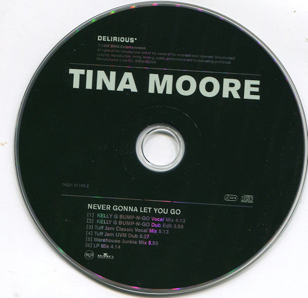 Tina Moore : Never Gonna Let You Go (CD, Maxi)