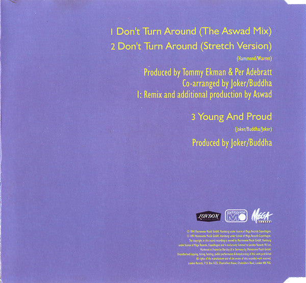 Ace Of Base : Don't Turn Around (The Aswad Mix) (CD, Single)