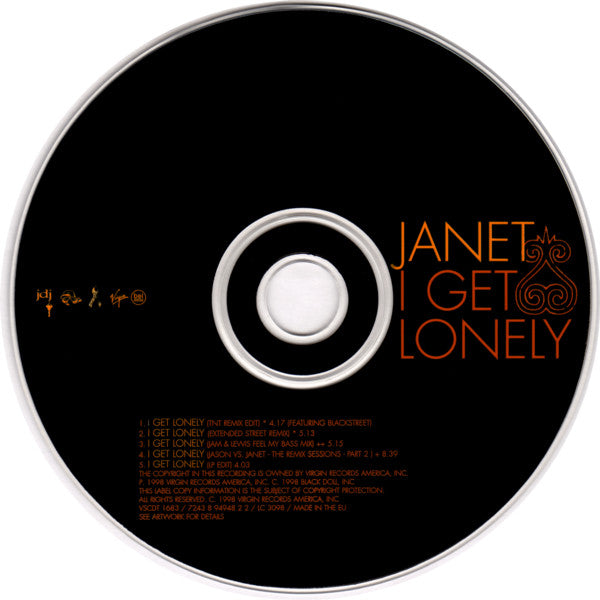 Janet Jackson : I Get Lonely (CD, Single)