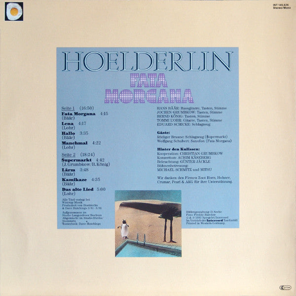 Hoelderlin : Fata Morgana (LP, Album)