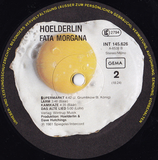 Hoelderlin : Fata Morgana (LP, Album)