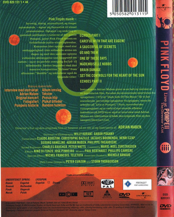 Pink Floyd : Live At Pompeii (The Director's Cut) (DVD-V, RE, PAL)