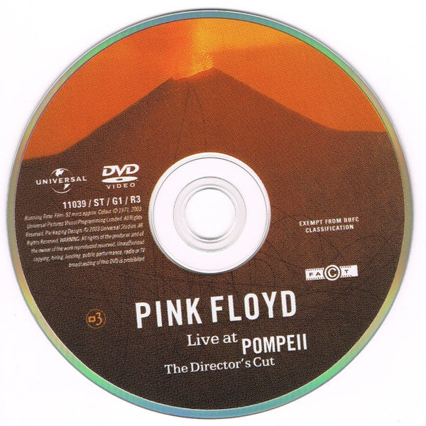 Pink Floyd : Live At Pompeii (The Director's Cut) (DVD-V, RE, PAL)