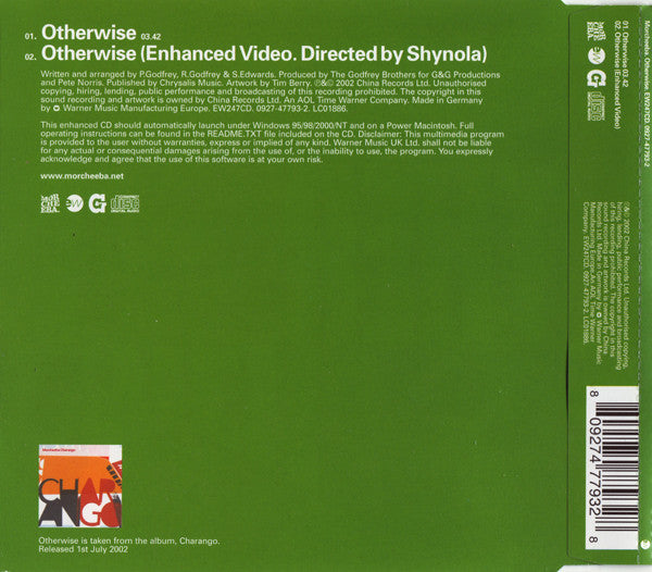 Morcheeba : Otherwise (CD, Single, Enh)