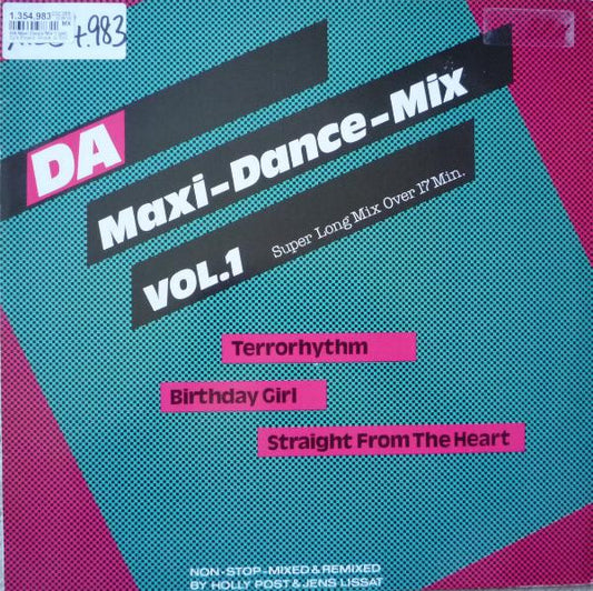Various : DA Maxi Dance Mix Vol. 1 (LP, Comp, Mixed, Red)