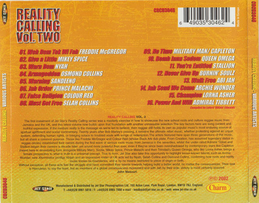 Various : Reality Calling Vol. Two (CD, Comp)