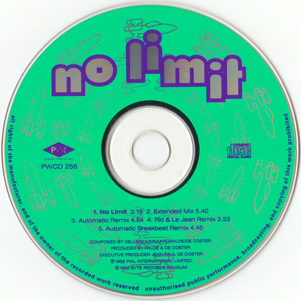 2 Unlimited : No Limit (CD, Single)